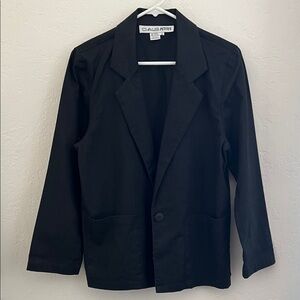 Chaus Petites Classic Black Women's Blazer 8